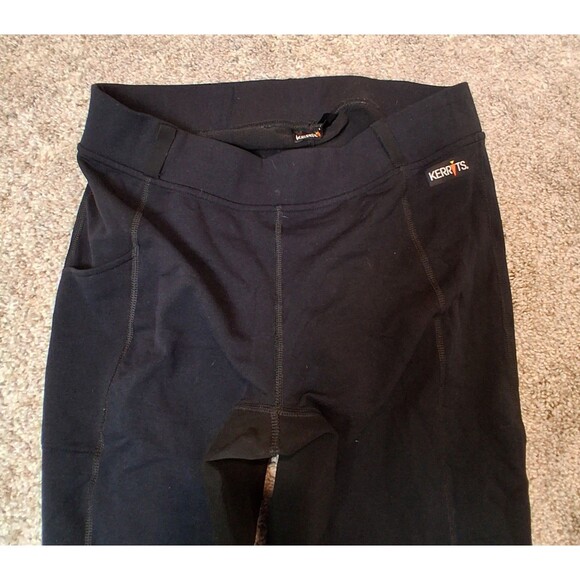 Kerrits Kids Equestrian Pants Tights Solid Black Size L Knee Patch - Picture 3 of 10